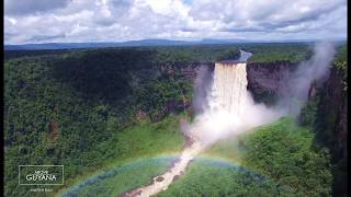 Above Guyana  Kaieteur Falls [upl. by Llerryt]