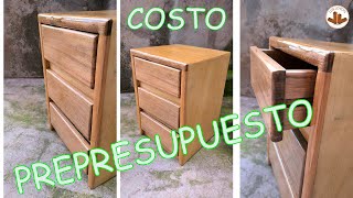 COSTO Y GASTO DE MATERIALES EN EL LAQUEO DE UN MUEBLE DE MADERA DIY  LUIS LOVON [upl. by Enutrof]