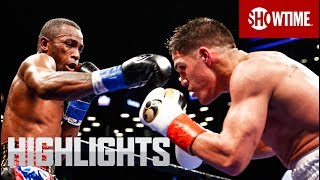 Lara vs Castano Highlights  SHOWTIME CHAMPIONSHIP BOXING [upl. by Winnah]