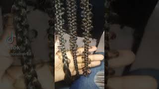 Hairstyles tresses africaine youtubeshorts hairstyle coiffureadomicile hair braids tutorial [upl. by Idok]