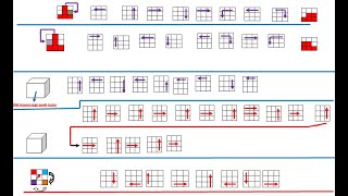 3×3 kubik rubik terish toliq holatda eng oson usuli formulalari bilan [upl. by Liw573]