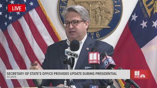 Georgia Secretary of States office reports minor issues in first hours of presidential primary [upl. by Daven559]