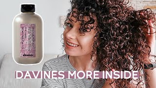 TEST NA ŻYWO ✦ Davines More Inside Serum ✦ ZNALAZŁAM ULUBIEŃCA  Curly Madeleine [upl. by Namref90]