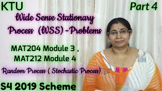 Wide Sense Stationary ProcessWSS  MAT204 Module 3  MAT212 Module 4 S4 2019 Part 4 [upl. by Yerfoeg191]