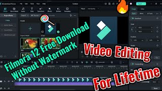 Filmora 12 without watermark  How To Remove Watermark [upl. by Sirap]