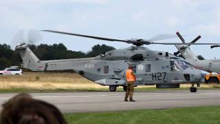 HD Italian Navy NH90 lift off  Volkel Air Base [upl. by Stockmon]