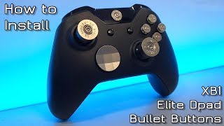 How to install Xbox One Bullet Buttons and Elite Dpad  XB1 [upl. by Eahsel]