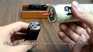 How To Use TOMOLO Triple Flame Torch Lighter [upl. by Doretta]