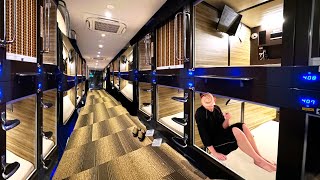 2 Days inside Japan’s Capsule Hotel with Too Many Offerings  Anshin Oyado 🇯🇵 [upl. by Carree]