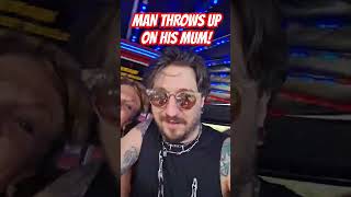 Man Throws Up On His Mum On The Waltzers 🤮🤮🤮 FairGround Waltzers Sick [upl. by Shepperd]