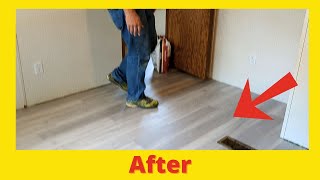 Installing Trafficmaster Laminate Flooring [upl. by Docila]