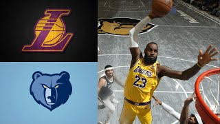 Lakers Vs Grizzlies  Lakers GameTimeTV  Lakers Highlights [upl. by Etennaej]