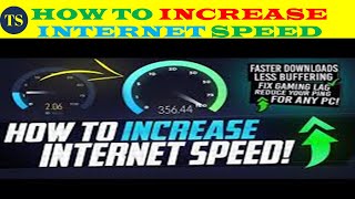 How To SPEED UP Your Internet Boost Download Speeds Permanently [upl. by Meda165]