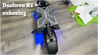 Dualtron X2 Xup unboxing  200km Range  110km  h Speed 2024 model [upl. by Siuqramed]