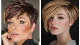 CORTES DE CABELLO CORTO MUJER 2024 pixie Haircut ideas [upl. by Whiting]