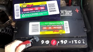 Opening a Maintenance Free Battery Everstart Max [upl. by Nalyd]