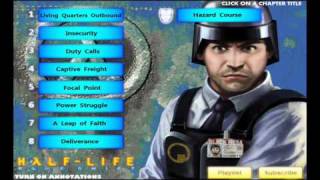 HalfLife Blue Shift Chapter Select Turn on annotations [upl. by Aerdnat]