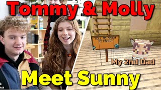 Tommyinnit amp Molly Meet Sunny for the first Time on QSMP Minecraft [upl. by Severen198]