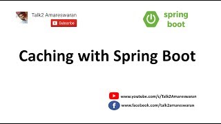 Caching data with Spring Boot  Cacheable  CacheEvict [upl. by Anirahtak]