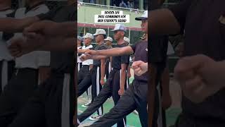 School vlog  drill commands for men students squad [upl. by Hines]