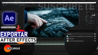 Renderizar con AFTER Effects 🟣 Exportar After Effects [upl. by Eeslehc580]