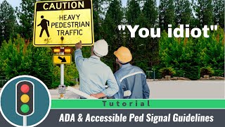 ADA amp APS Pedestrian Guidelines [upl. by Hedgcock]