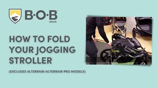 How To Fold Your Jogging Stroller select models [upl. by Kunz59]