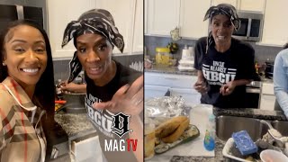 Scrappys Ex Diamond Drops By Momma Dees House For Sunday Dinner 👩🏽‍🍳 [upl. by Sik]