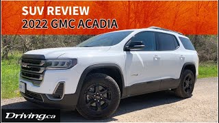 2022 GMC Acadia  SUV Review  Drivingca [upl. by Drannek960]