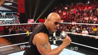 The Rock talks trash about John Cena 02142011 [upl. by Agneta]