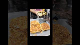 Instant Bread Pizza at home Quick and Easy  home made pizza 🍕 youtubeshorts trending pizza [upl. by Eninotna]