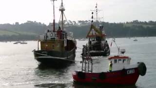 First ship into Richmond Dry Dock Appledore 6 Sep 2012 [upl. by Erica]