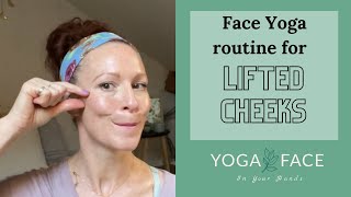 Natural Cheek Lifting Face Yoga Routine [upl. by Dez]