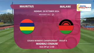 Mauritius vs Malawi Full Highlights Today Match  HollywoodBets COSAFA Womens Championship 2024 [upl. by Merari]