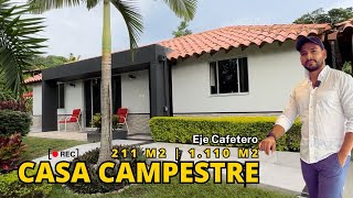 Hermosa CASA CAMPESTRE de 211 M2 en el EJE CAFETERO [upl. by Nahtiek207]