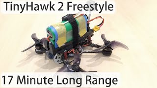 TinyHawk 2 FreeStyle 17 Minute Long Range Flight LiIon [upl. by Kyre]