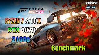 Forza Horizon 4 Benchmark 2160p  Ryzen 7 3700X  GeForce RTX 4070 12GB [upl. by Wright]