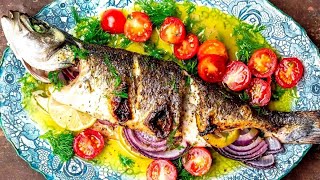 20Minute Whole Roasted Branzino [upl. by Elletnwahs]