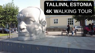 City walks  Tallinn Estonia 4K walking tour [upl. by Hilel942]