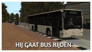 MIJN BESTE VRIEND LEREN BUS RIJDEN GAAT FOUT OMSI 2 [upl. by Odelia]