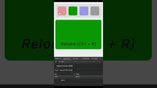 Local Storage Color Application Practice shorts coding [upl. by Eedahs]