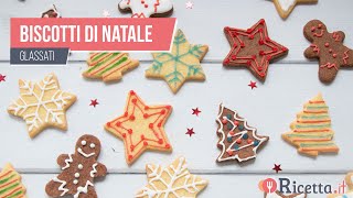 BISCOTTI DI NATALE  Ricettait [upl. by Enyamert]