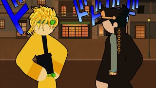 Jotaro VS Dio Stick Fight [upl. by Pazice789]