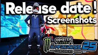 Supercross 25 Release Date and screenshots [upl. by Vanda]