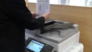 Training  Copy  Sample copying on Ricoh Printer  Ricoh Wiki [upl. by Eerrehs862]