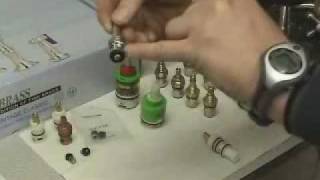 Kingston Brass how to replace Compression Cartridge [upl. by Anaila977]