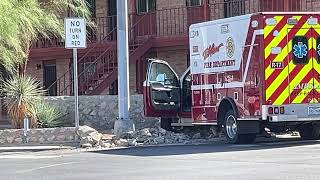 Stolen ambulance crashes on US 54 [upl. by Hamer]