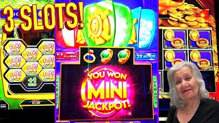 VegasLowRoller Mom PLAYS 3 SLOTS [upl. by Eluk631]