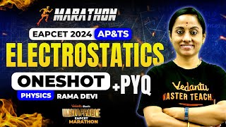 Complete Electrostatics One shot Class 12🔥  EAPCET Marathon  PYQs  AP amp TS  🚀 Unstoppable EAPCET [upl. by Randall788]