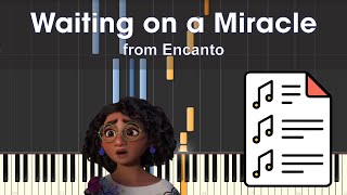 Stephanie Beatriz  Waiting on a Miracle from Encanto  Piano Tutorial Sheet Music [upl. by Light]